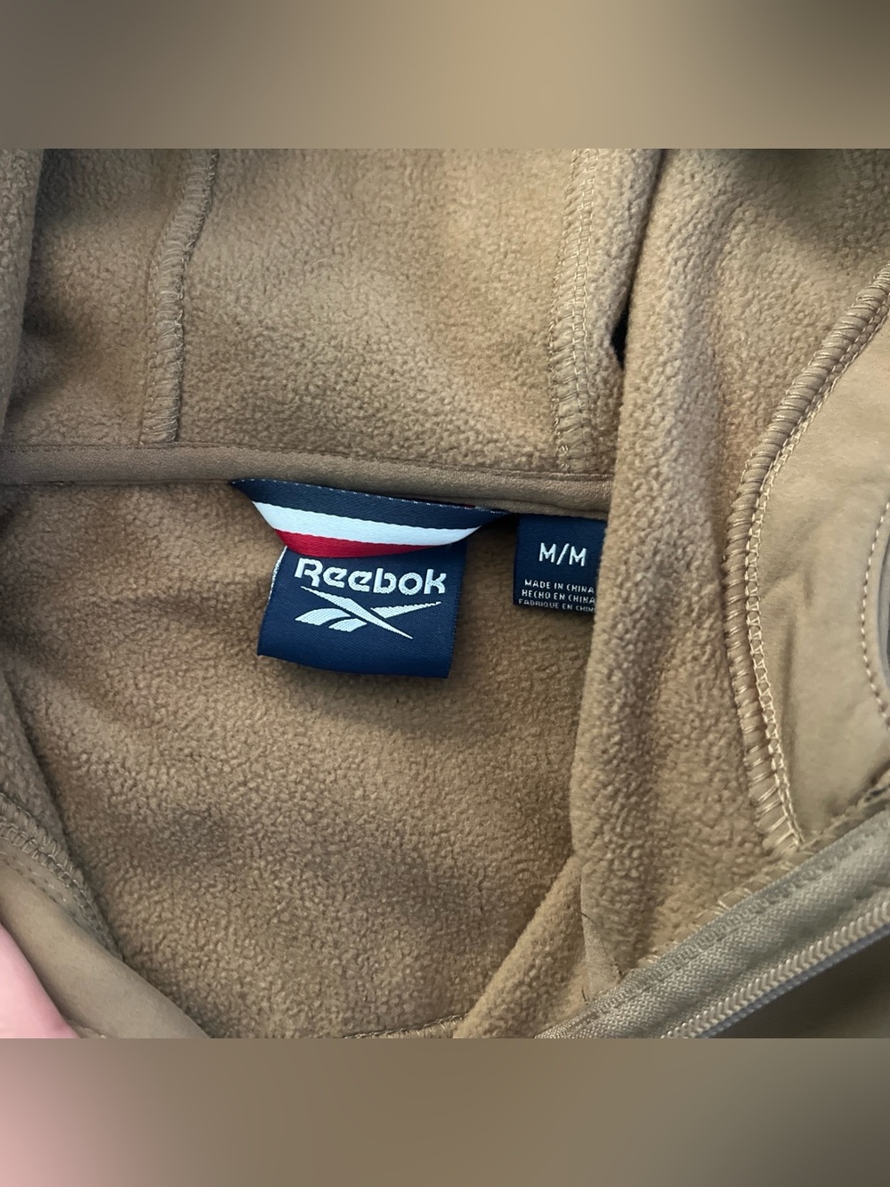 Reebok softball Full‑Zip Hoodie Sweater Jacket Coat sweatshirt medium zip up - Picture 3 of 5